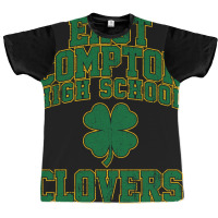 East Compton High School Clovers (variant) Graphic T-shirt | Artistshot