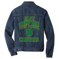 East Compton High School Clovers (variant) Men Denim Jacket | Artistshot