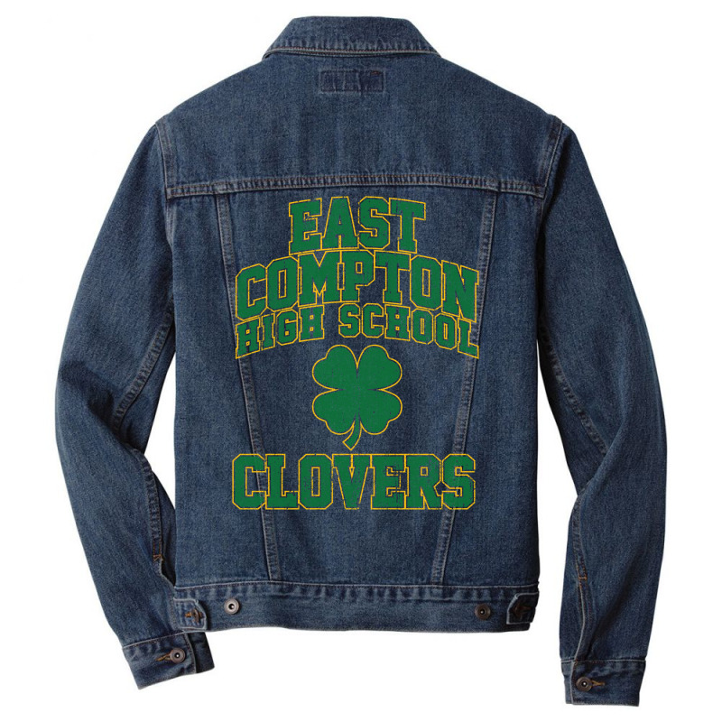 East Compton High School Clovers (variant) Men Denim Jacket by xakimhaganeq | Artistshot