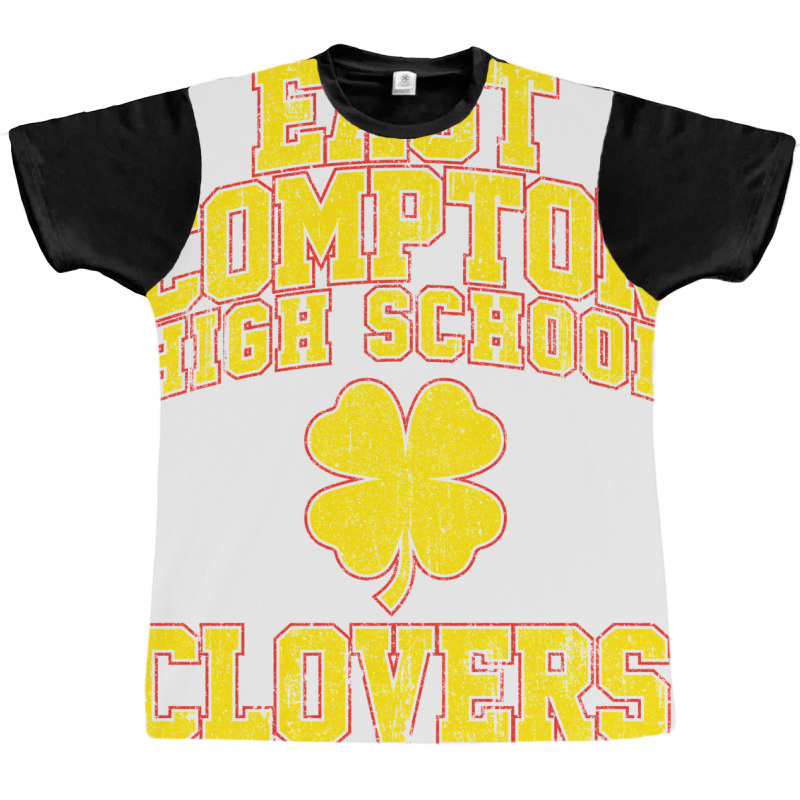 East Compton High School Clovers Graphic T-shirt by xakimhaganeq | Artistshot