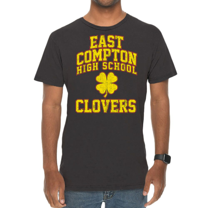 East Compton High School Clovers Vintage T-Shirt by xakimhaganeq | Artistshot