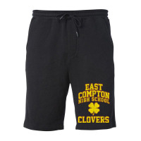 East Compton High School Clovers Fleece Short | Artistshot