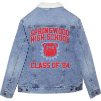 Springwood High School Class Of 84 Unisex Sherpa-lined Denim Jacket | Artistshot