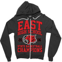 East High School State Basketball Champions (variant) Zipper Hoodie | Artistshot