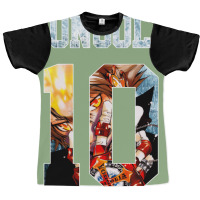 Katekyo Hitman Reborn! Sawada Tsunayoshi Vogola Nr. 10 Jersey 1 Graphic T-shirt | Artistshot