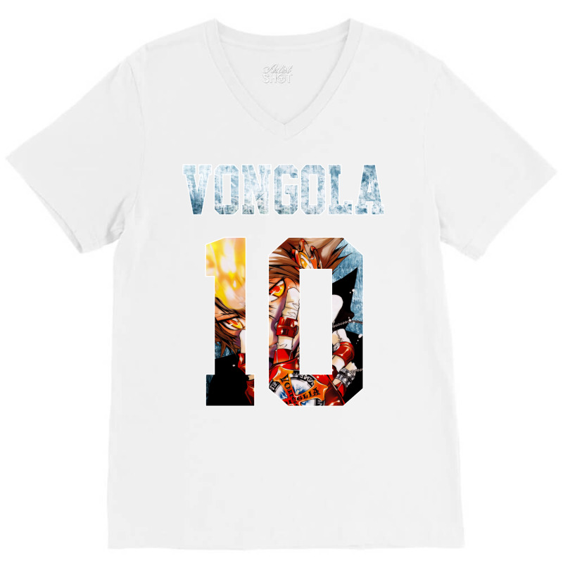 Katekyo Hitman Reborn! Sawada Tsunayoshi Vogola Nr. 10 Jersey 1 V-neck Tee | Artistshot