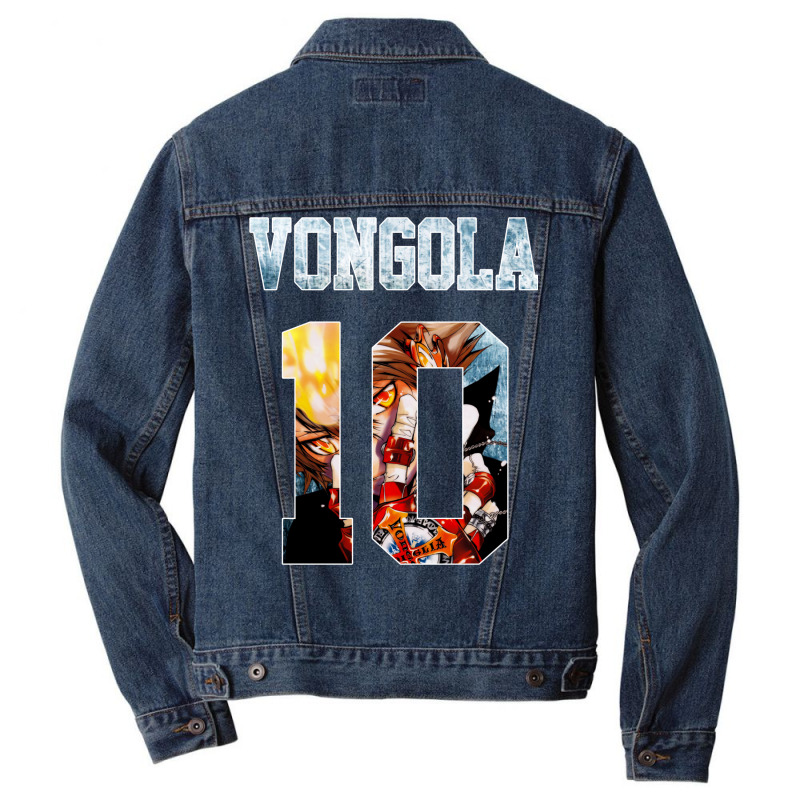 Katekyo Hitman Reborn! Sawada Tsunayoshi Vogola Nr. 10 Jersey 1 Men Denim Jacket | Artistshot