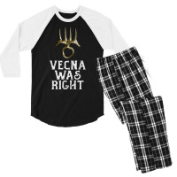 Vecna Was Right Men's 3/4 Sleeve Pajama Set | Artistshot