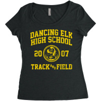 Dancing Elk Track And Field (juno) Women's Triblend Scoop T-shirt | Artistshot