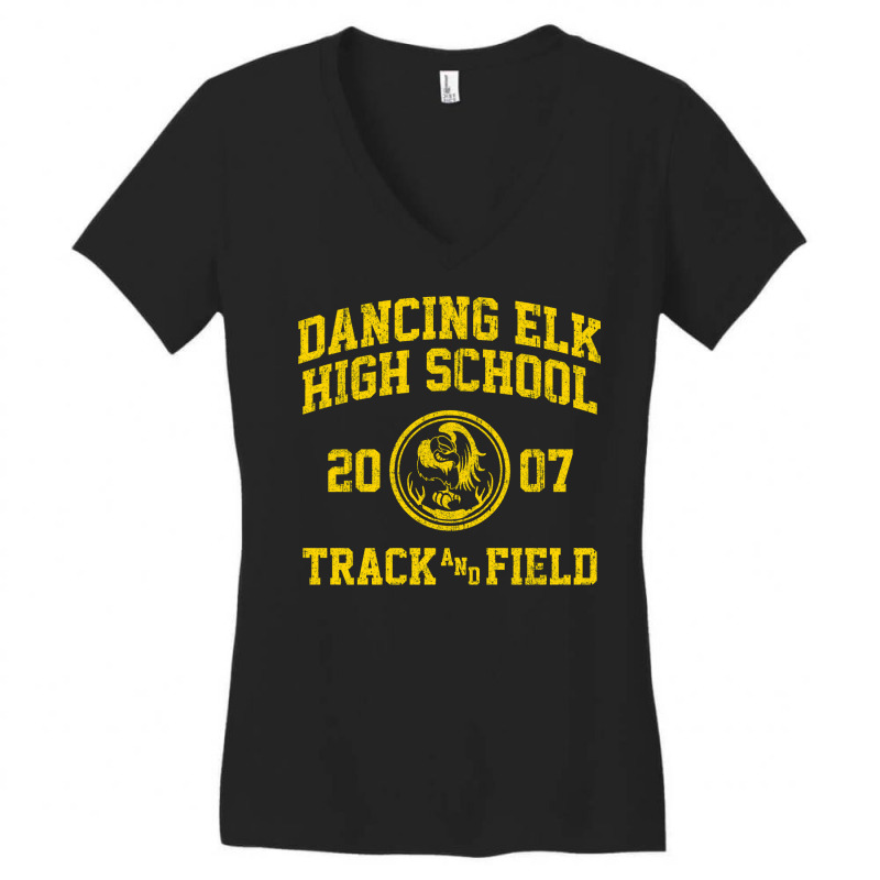 Dancing Elk Track And Field (juno) Women's V-Neck T-Shirt by heldonzenashd | Artistshot