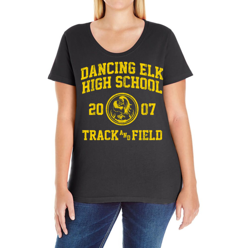 Dancing Elk Track And Field (juno) Ladies Curvy T-Shirt by heldonzenashd | Artistshot