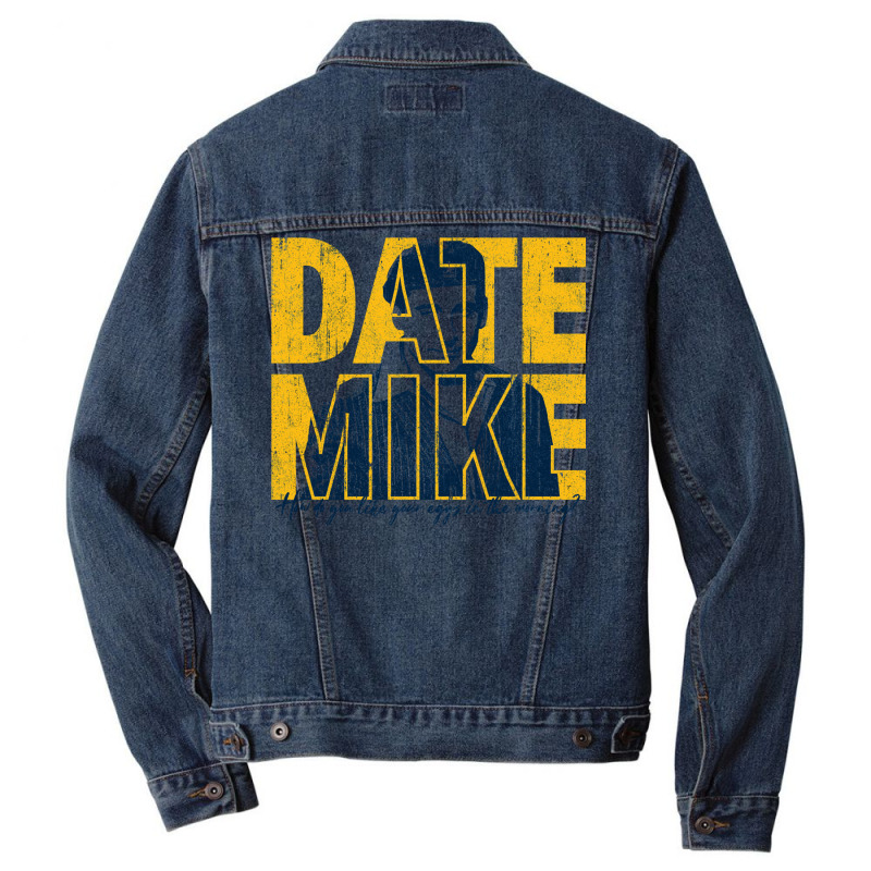 Date Mike (variant) Men Denim Jacket | Artistshot