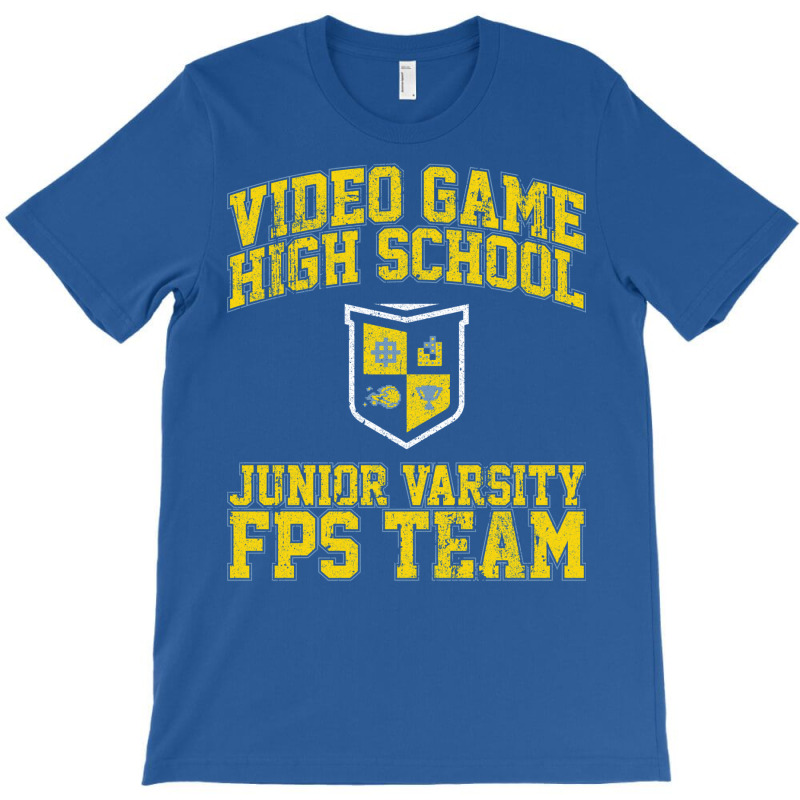 Video Game High School Junior Varsity Fps Team T-shirt | Artistshot