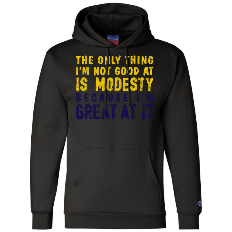 Modesty (variant) Champion Hoodie by bozevaquena9 | Artistshot