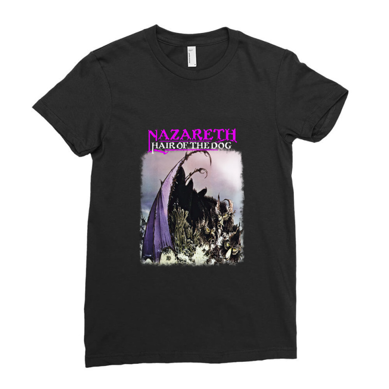 Nazareth Hair Of The Dog Ladies Fitted T-Shirt by JessicaParadis | Artistshot