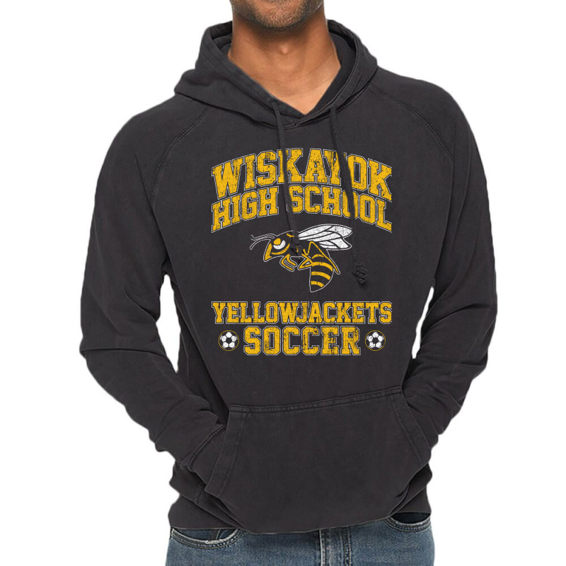 Wiskayok High School Yellowjackets Soccer Vintage Hoodie by millivriju | Artistshot