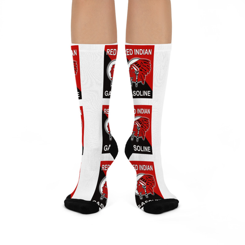 Awesome Red Indian Gasoline Crew Socks | Artistshot