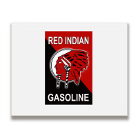 Awesome Red Indian Gasoline Metal Print Horizontal | Artistshot