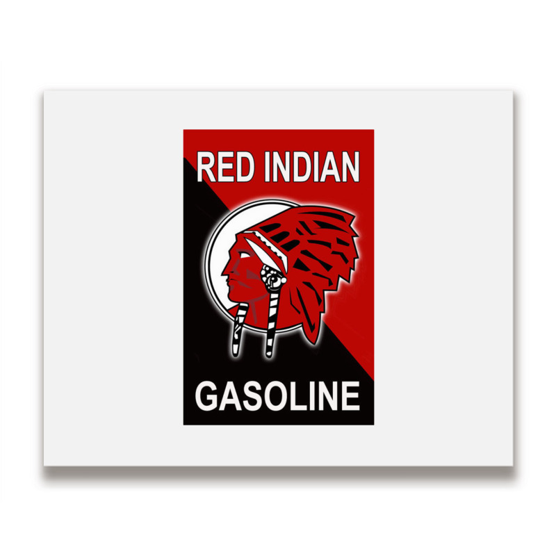 Awesome Red Indian Gasoline Metal Print Horizontal | Artistshot