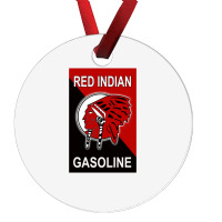 Awesome Red Indian Gasoline Ornament | Artistshot