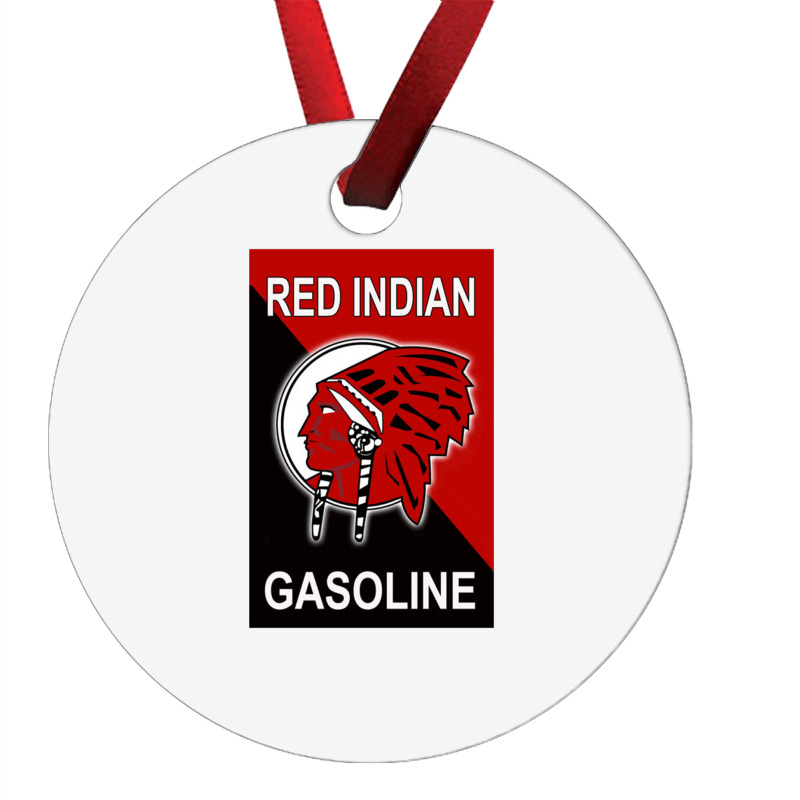 Awesome Red Indian Gasoline Ornament | Artistshot