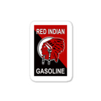 Awesome Red Indian Gasoline Sticker | Artistshot