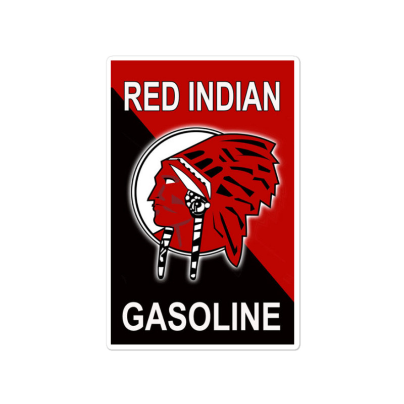 Awesome Red Indian Gasoline Sticker | Artistshot