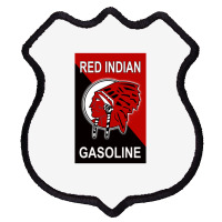 Awesome Red Indian Gasoline Shield Patch | Artistshot