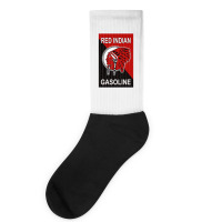 Awesome Red Indian Gasoline Socks | Artistshot