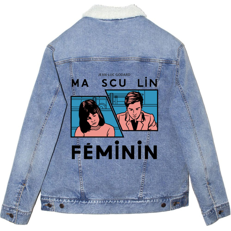 Masculin Macho Unisex Sherpa-lined Denim Jacket | Artistshot