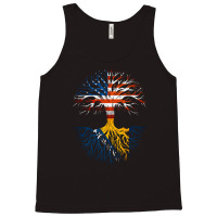 American Grown Bosnian Roots Bosnia Flag Usa Flag Tank Top | Artistshot