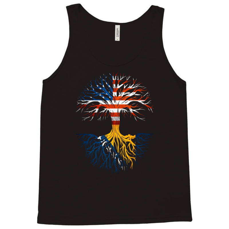 American Grown Bosnian Roots Bosnia Flag Usa Flag Tank Top by DaniArt | Artistshot