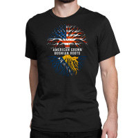 American Grown Bosnian Roots Bosnia Flag Usa Classic T-shirt | Artistshot