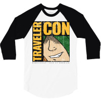 Travelercon (variant) 3/4 Sleeve Shirt | Artistshot