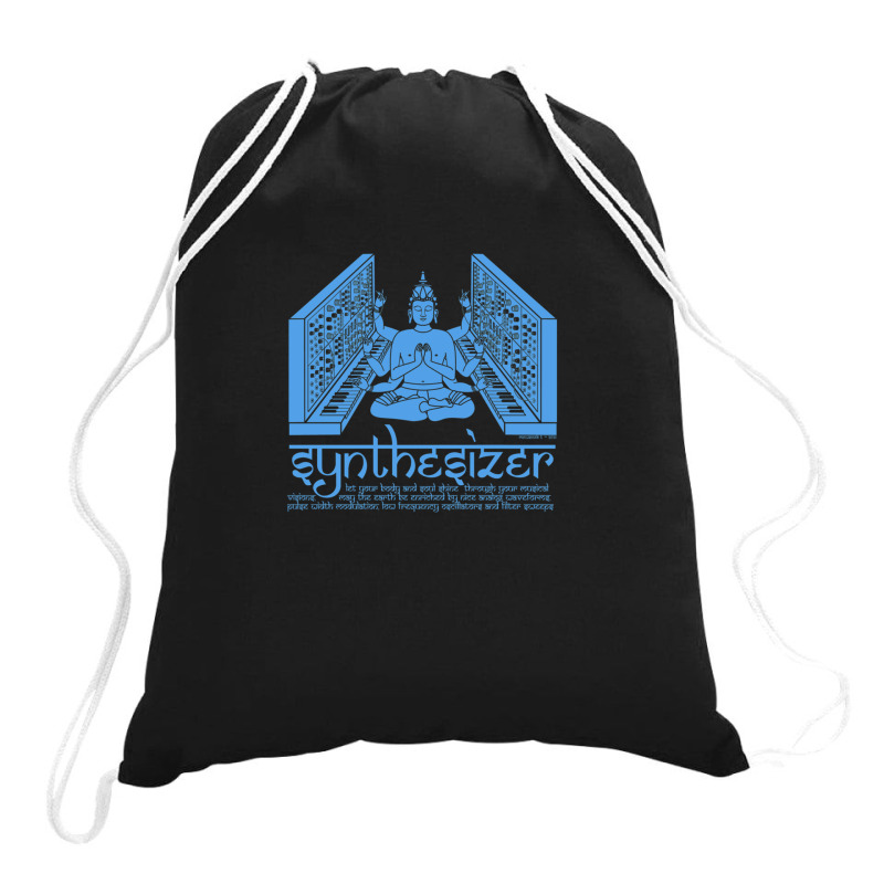 Synthesizer God For Electronic Musician Drawstring Bags | Artistshot