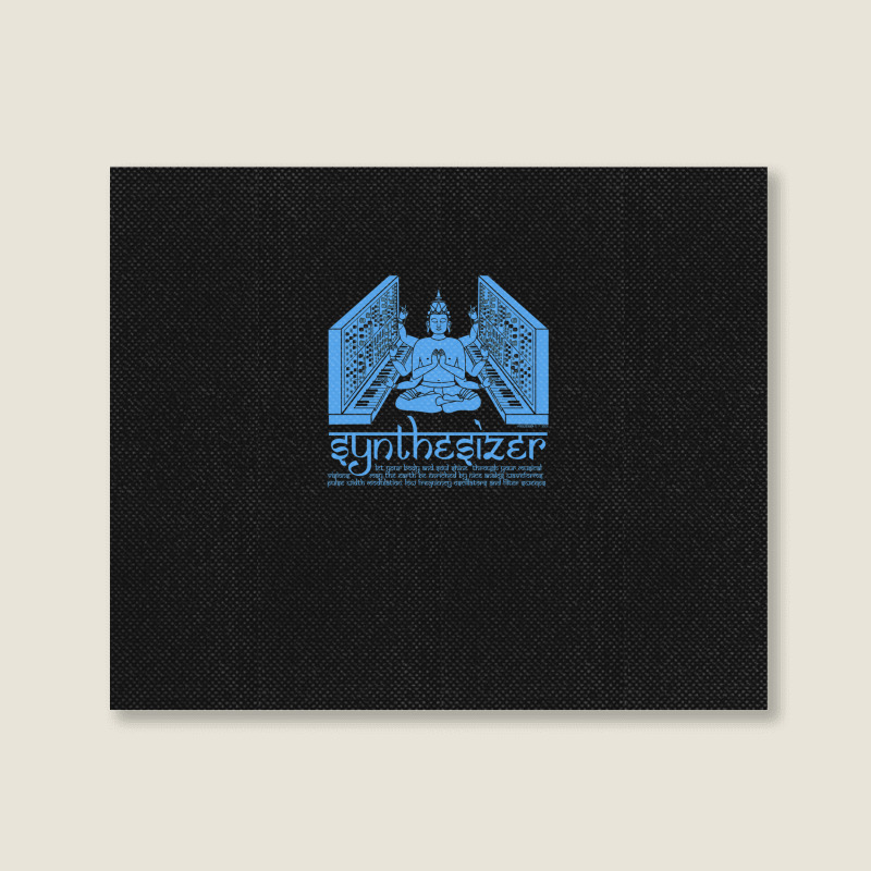 Synthesizer God For Electronic Musician Landscape Canvas Print | Artistshot