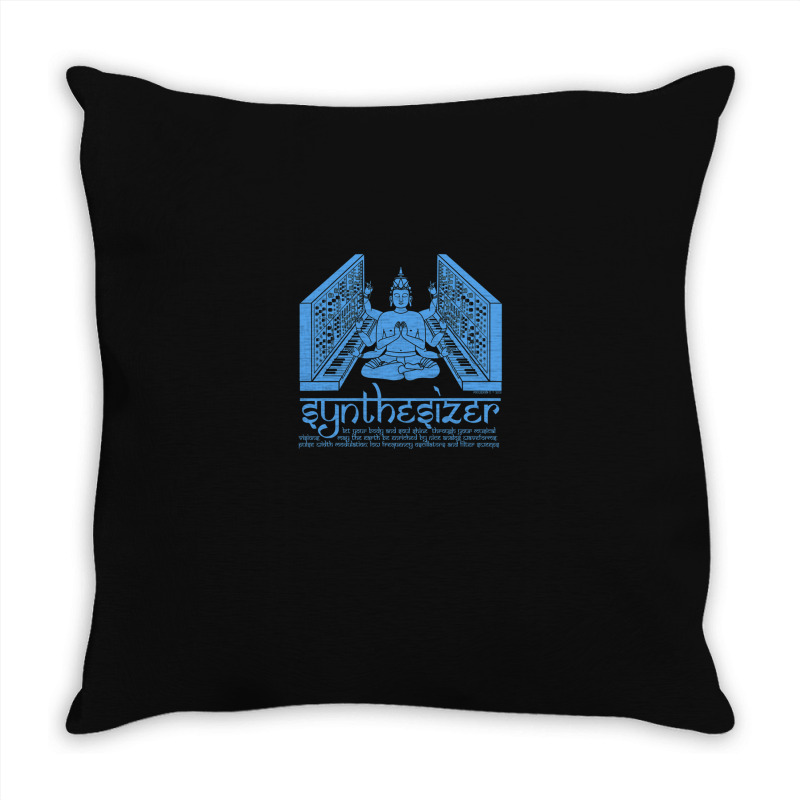 Synthesizer God For Electronic Musician Throw Pillow | Artistshot