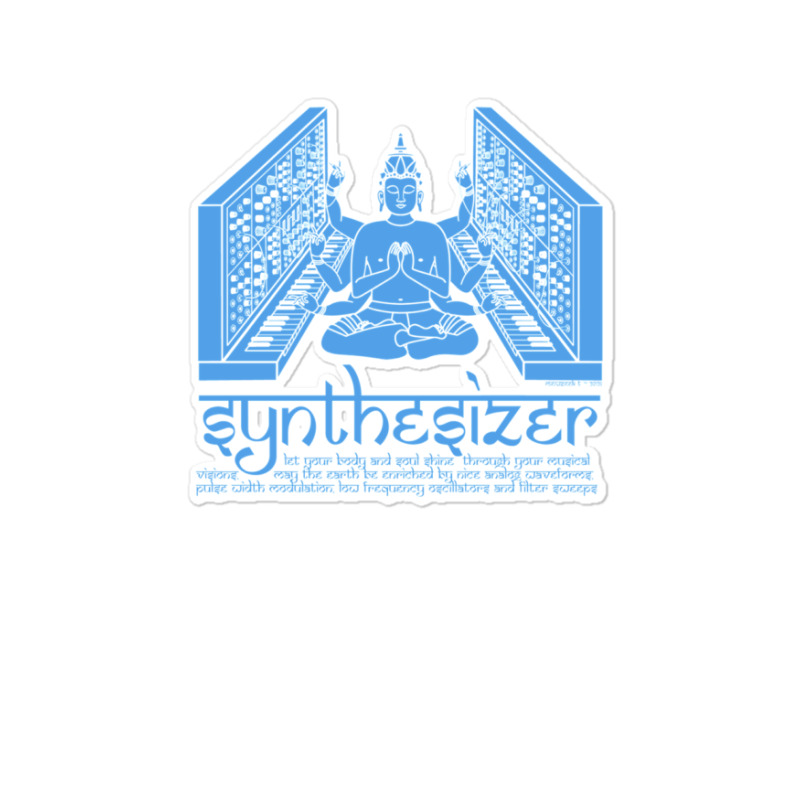 Synthesizer God For Electronic Musician Sticker | Artistshot