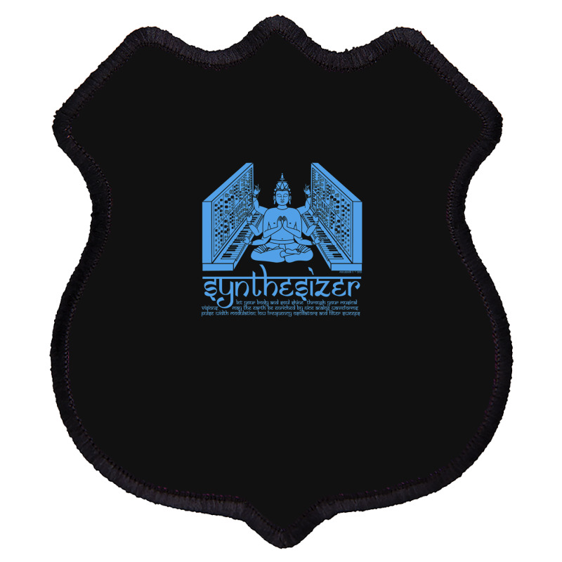 Synthesizer God For Electronic Musician Shield Patch | Artistshot