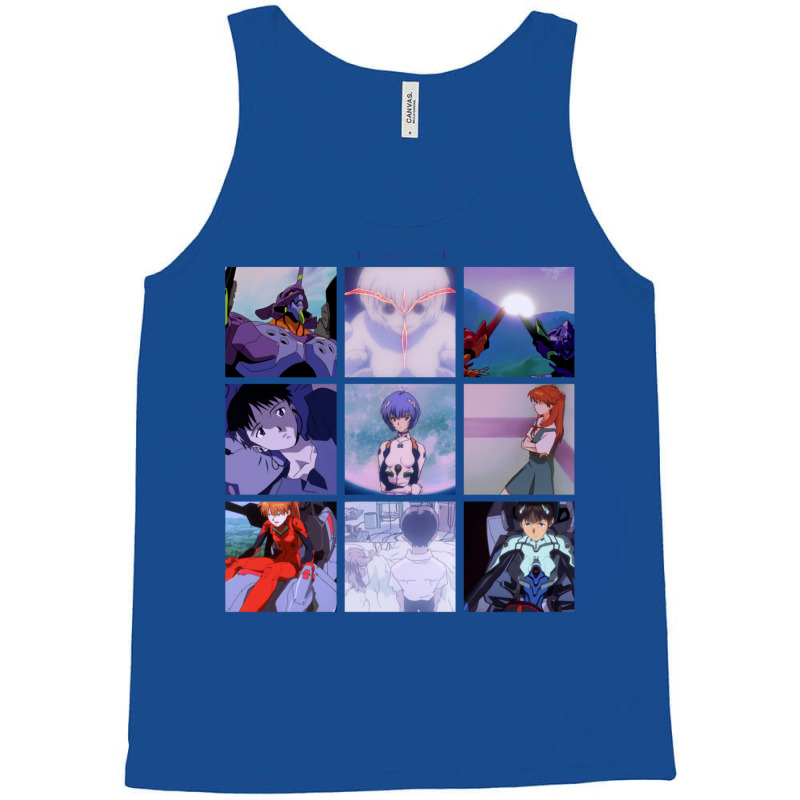 Neon Genesis Evangelion Vaporwave Aesthetic Tank Top | Artistshot