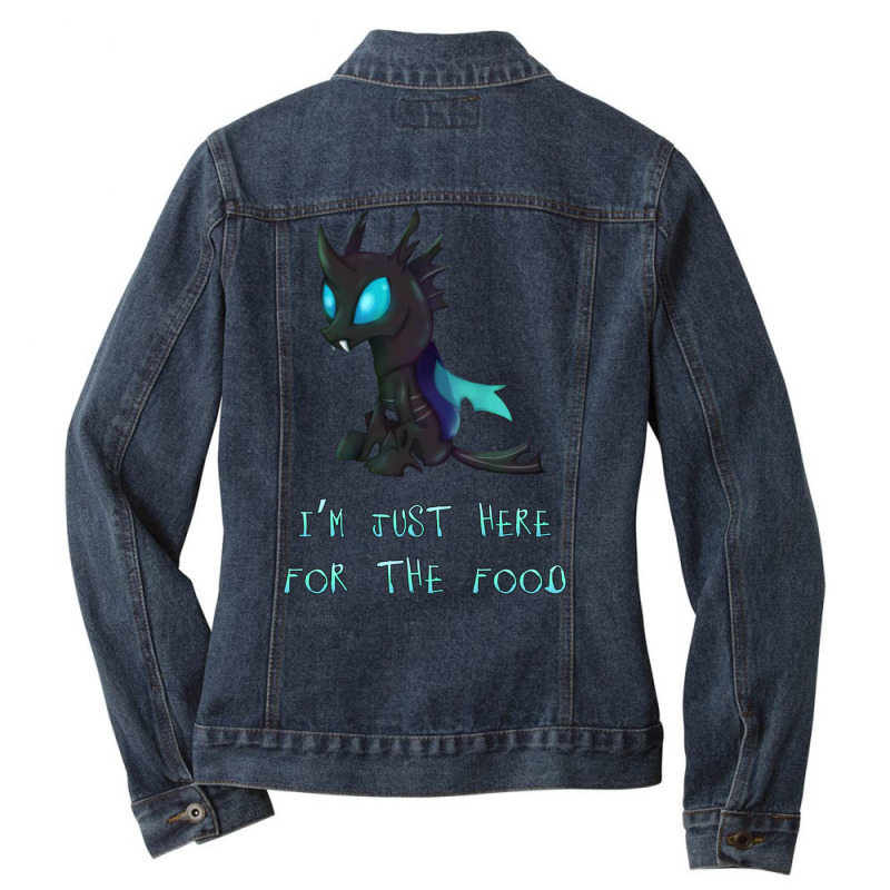 My Little Pony   Mlp   Changeling Ladies Denim Jacket by esteyapput | Artistshot