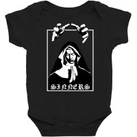 Limited Edition Sinners - Black Metal Design - Black Baby Bodysuit | Artistshot