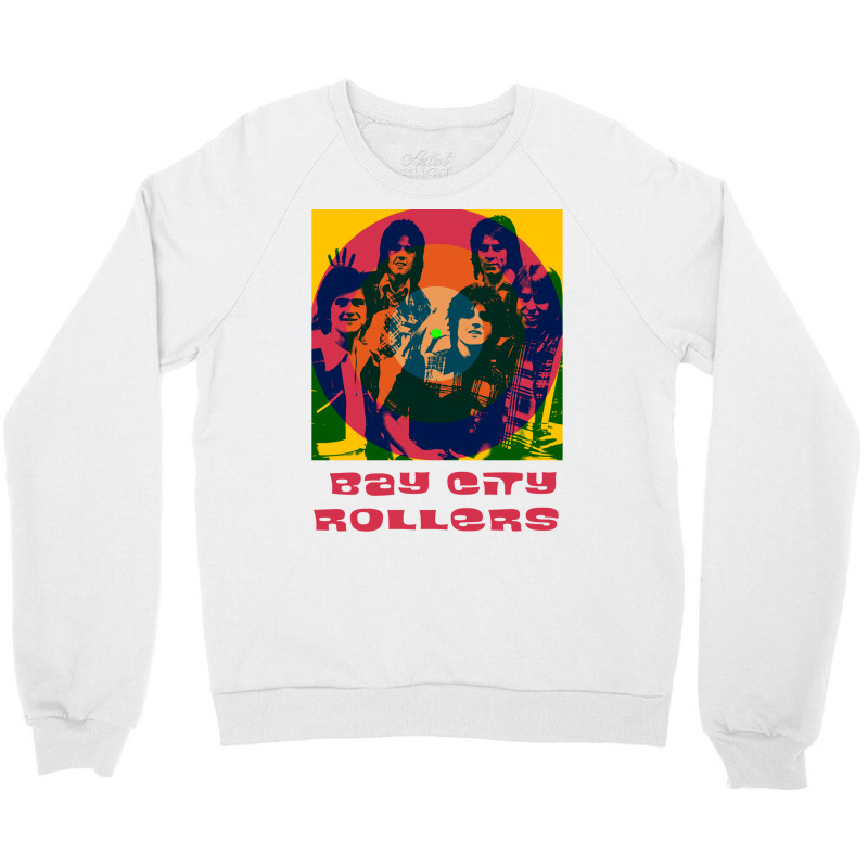 Bay City Rollers Three Crewneck Sweatshirt by imutmennien | Artistshot