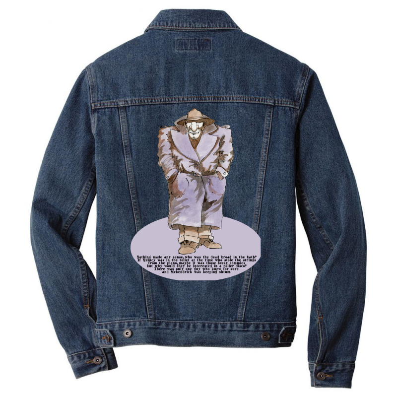 The Detective Men Denim Jacket by imutmennien | Artistshot