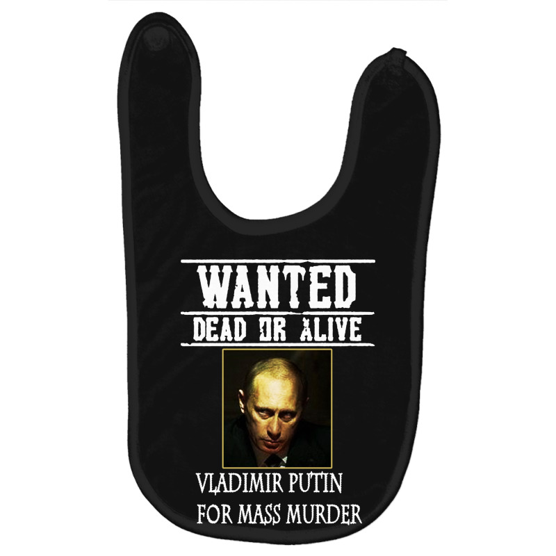 Wanted Dead Or Alive Putin Baby Bibs | Artistshot