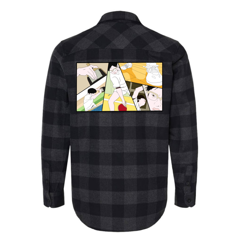 Ping Pong The Animation Print Flannel Shirt | Artistshot