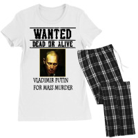 Wanted Dead Or Alive Putin Women's Pajamas Set | Artistshot