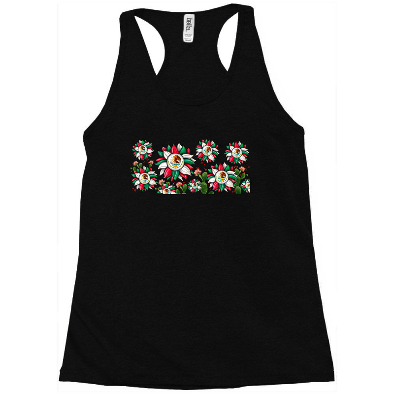 Mexican Flag Sunflower Racerback Tank by JahusDesignShop | Artistshot