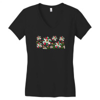 Mexican Flag Sunflower Women's V-neck T-shirt | Artistshot