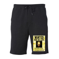 Wanted Dead Or Alive Putin Fleece Short | Artistshot